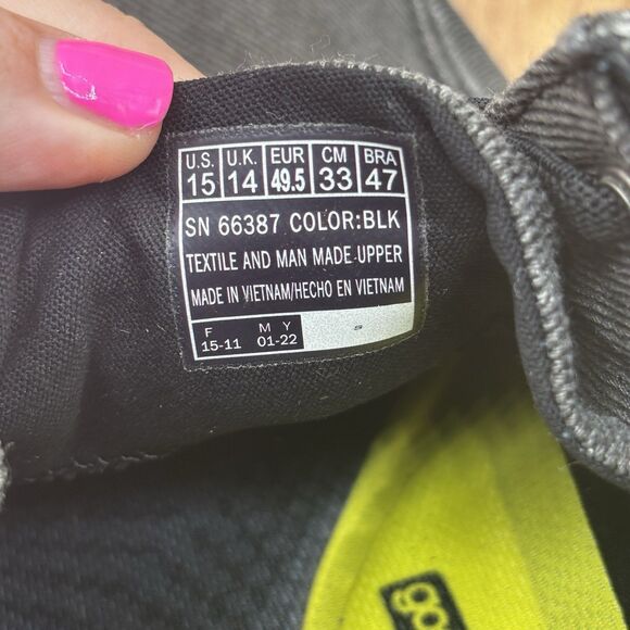 Skechers Melson Raymon Slip-in Foam Men's Black Grey Loafer Sneaker Size 15 New - Picture 8 of 9